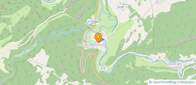 localisation de l'entreprise SCI MANON  PONT-LES-MOULINS