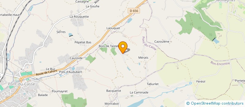 localisation de l'entreprise SCI MANON  PONT-DU-CASSE