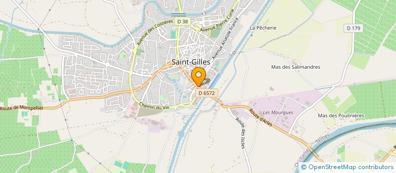 localisation de l'entreprise SCI MANON  ALES