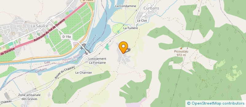 localisation de l'entreprise SCI MANON à CURBANS