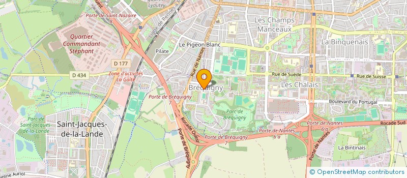 localisation de l'entreprise SCI MANON à RENNES