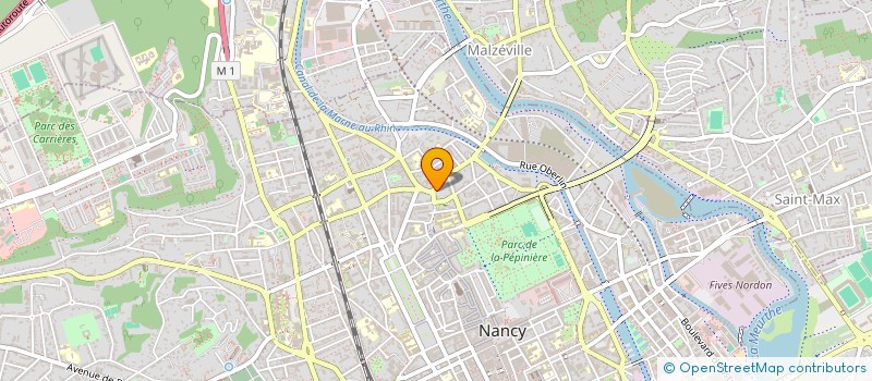 localisation de l'entreprise SCI MANON 54  NANCY