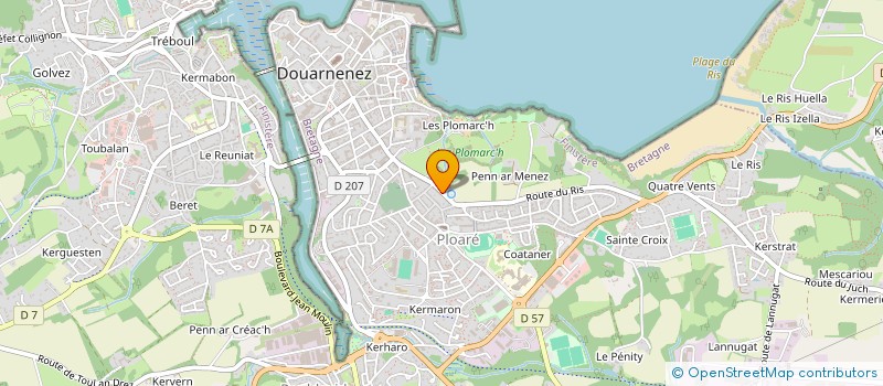 localisation de l'entreprise SCI MANON  DOUARNENEZ