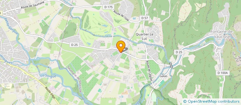 localisation de l'entreprise SCI MANON  SAUMANE-DE-VAUCLUSE