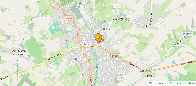 localisation de l'entreprise SCI MANON  CALIGNAC