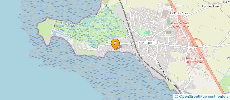 localisation de l'entreprise SCI MANON AUDUBOIS  ANGOULINS