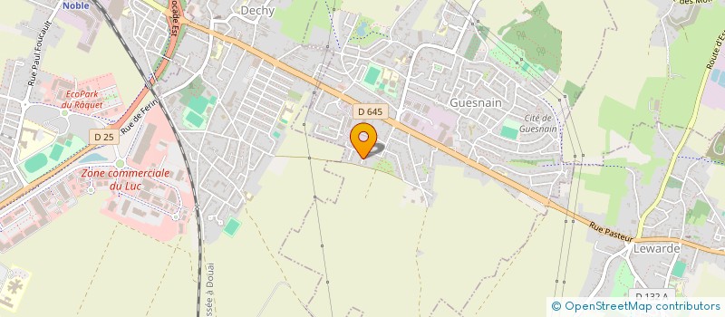 localisation de l'entreprise SCI MANON CHLOE  GUESNAIN