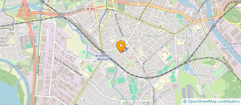 localisation de l'entreprise SCI MANON & CIE  STRASBOURG