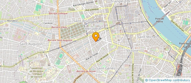 localisation de l'entreprise SCI MANON CORMIER  BORDEAUX