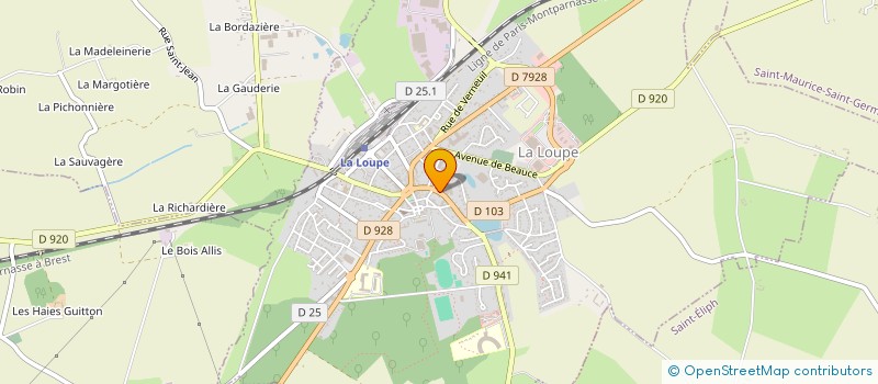 localisation de l'entreprise SCI MANON ET GUILLAUME à LA LOUPE
