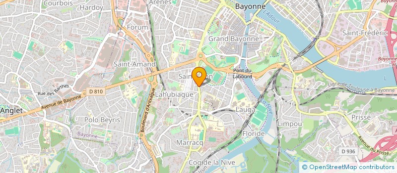 localisation de l'entreprise SCI MANON IMMOB à BAYONNE