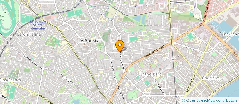 localisation de l'entreprise SCI MANON LOLA  LE BOUSCAT