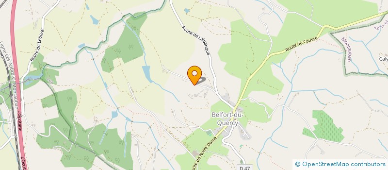 localisation de l'entreprise SCI MANON SM  LALBENQUE