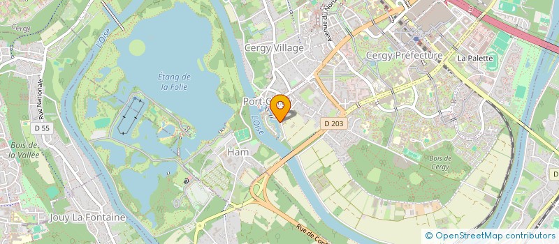 localisation de l'entreprise SCI MANON WILSON  CERGY