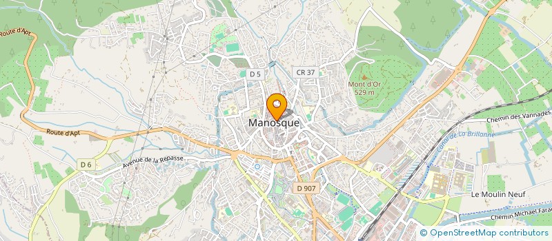 localisation de l'entreprise SCI MANOSQUE PROJECT à MANOSQUE