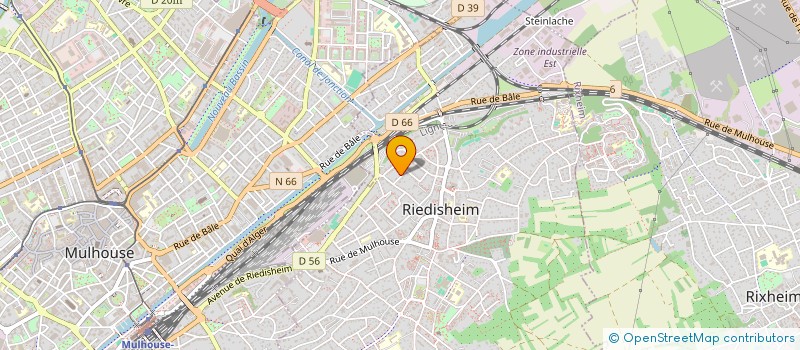 localisation de l'entreprise SCI MANOST  RIEDISHEIM