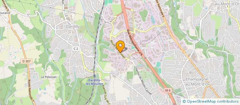 localisation de l'entreprise SCI MANOU  DARDILLY