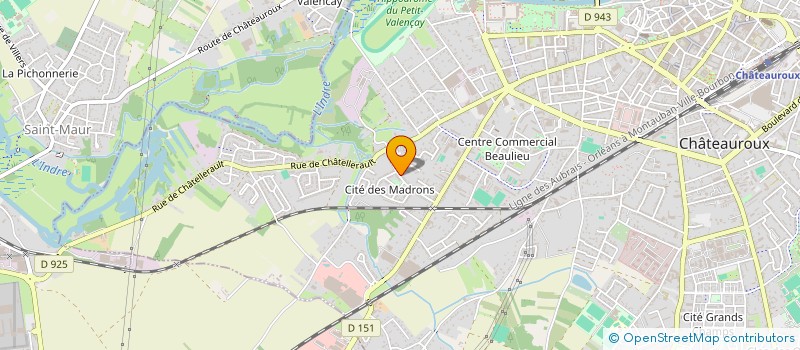 localisation de l'entreprise SCI MANOU à CHATEAUROUX