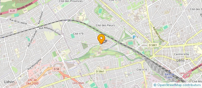 localisation de l'entreprise SCI MANOU  LENS