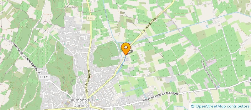 localisation de l'entreprise SCI MANOU  CAUMONT-SUR-DURANCE