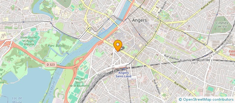 localisation de l'entreprise SCI MANOU à ANGERS