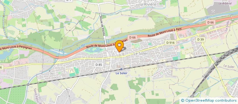 localisation de l'entreprise SCI MANOUNETTE  LE SOLER