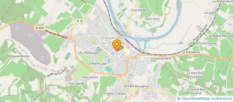 localisation de l'entreprise SCI MANOVA à CHATEAUNEUF-SUR-CHARENTE