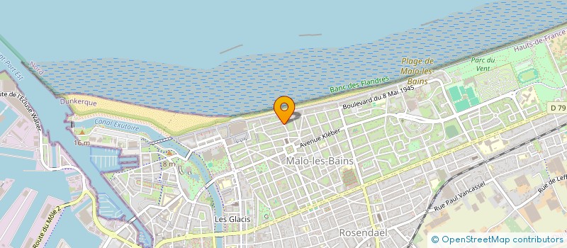 localisation de l'entreprise SCI MANRAYBEN à DUNKERQUE