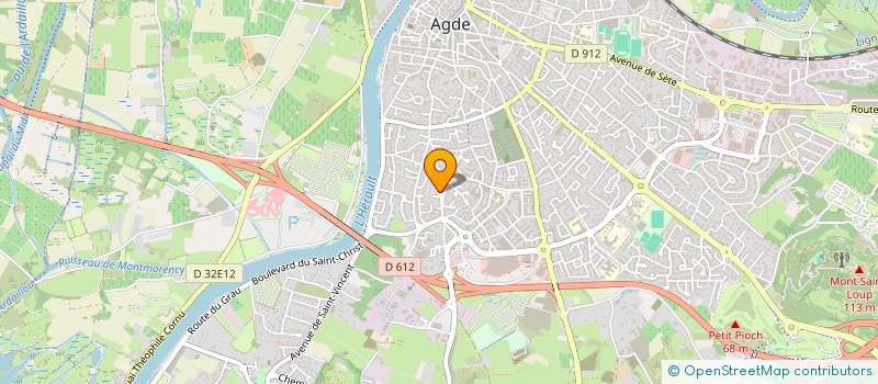localisation de l'entreprise SCI MANRUBIA à AGDE
