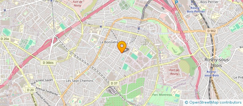 localisation de l'entreprise SCI MANS PRATRIMOINE  MONTREUIL