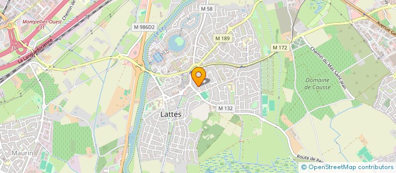 localisation de l'entreprise SCI MANSAK à LATTES