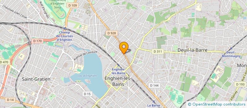 localisation de l'entreprise SCI MANSARD à ENGHIEN-LES-BAINS