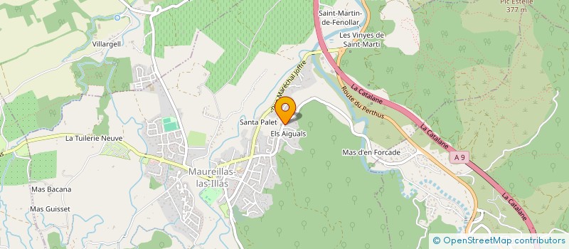 localisation de l'entreprise SCI MANSET  MAUREILLAS LAS ILLAS