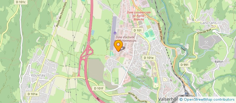 localisation de l'entreprise SCI MANSEUR à VALSERHONE