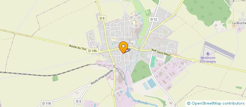 localisation de l'entreprise SCI MANSIGNY  ETREPAGNY