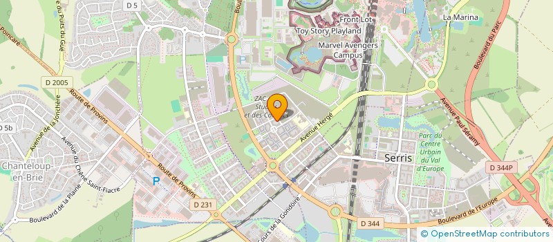 localisation de l'entreprise SCI MANSILHA  CHESSY