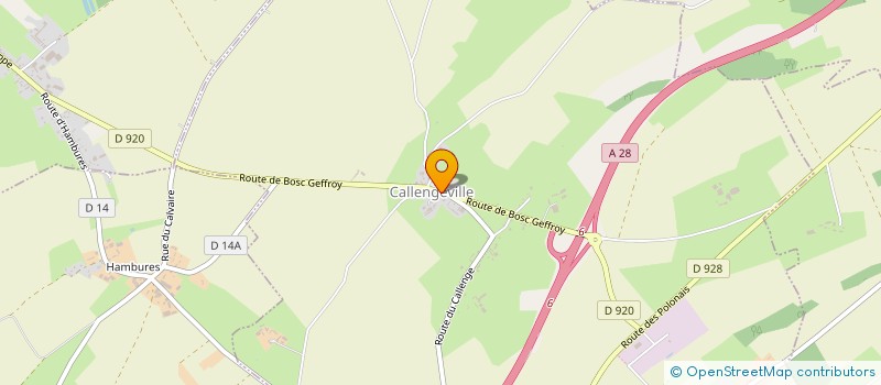 localisation de l'entreprise SCI MANSION COURTIN VACANDARD  CALLENGEVILLE