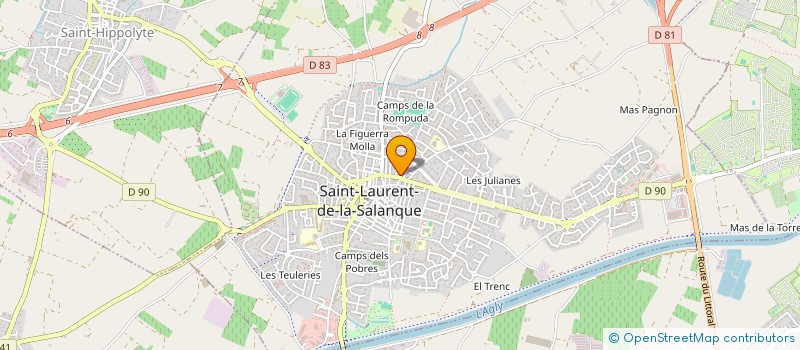 localisation de l'entreprise SCI MANSOTO  SAINT-LAURENT-DE-LA-SALANQUE