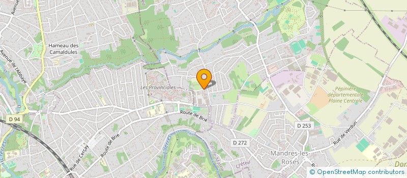 localisation de l'entreprise SCI MANSTEEL  VILLECRESNES