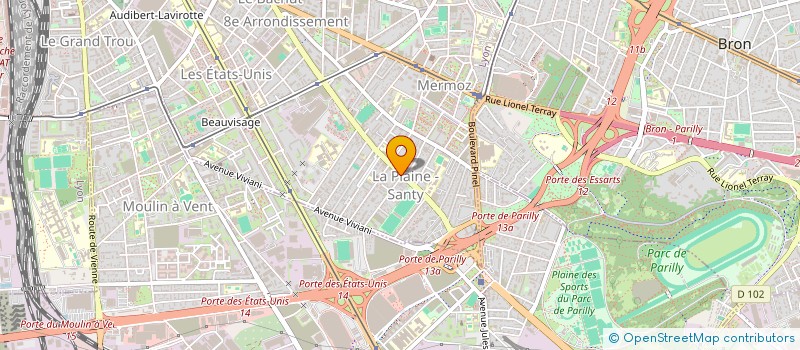 localisation de l'entreprise SCI MANSTIT  LYON