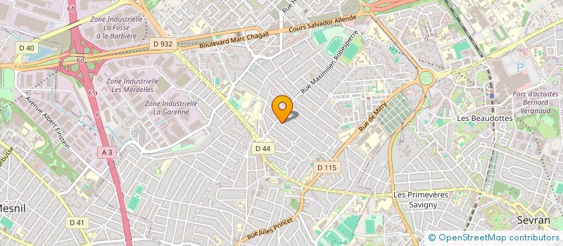 localisation de l'entreprise SCI MANSUROGLU à AULNAY-SOUS-BOIS