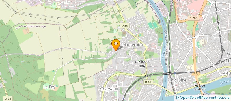 localisation de l'entreprise SCI MANTAISE LA JOLIE  MAURECOURT