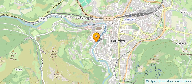 localisation de l'entreprise SCI MANTEROLA  LOURDES