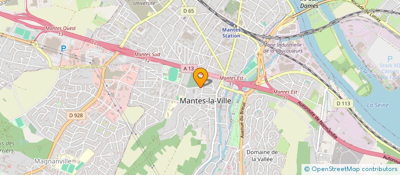 localisation de l'entreprise SCI MANTES  MANTES-LA-VILLE