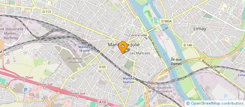 localisation de l'entreprise SCI MANTES INVEST  MANTES-LA-JOLIE