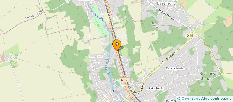 localisation de l'entreprise SCI MANTES RIVES DE SEINE  MAULE