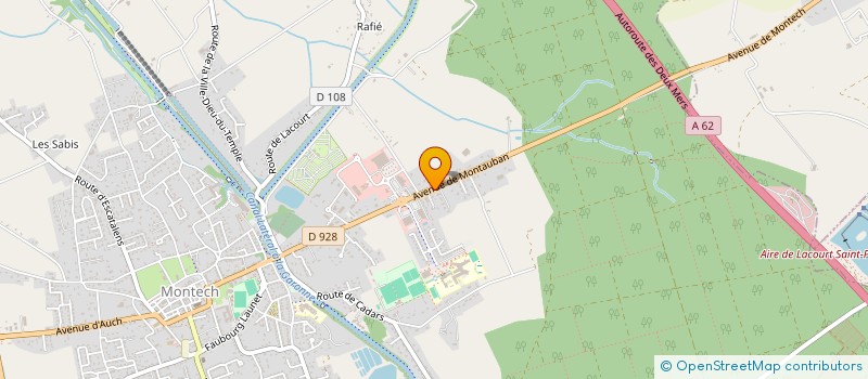 localisation de l'entreprise SCI MANTHOCLO  MONTECH