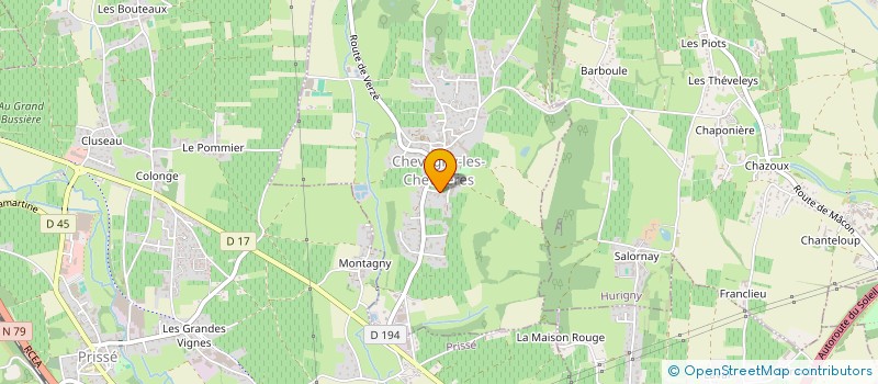 localisation de l'entreprise SCI MANTILLET  CHEVAGNY-LES-CHEVRIERES