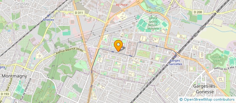 localisation de l'entreprise SCI MANTINA à SARCELLES