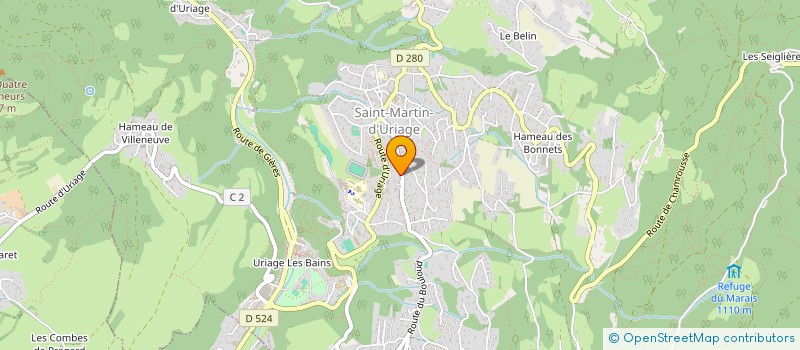 localisation de l'entreprise SCI MANTOCA  SAINT-MARTIN-D'URIAGE